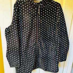 Black Fleece with White Dots